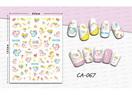 3D Nail Stickers - CA-067